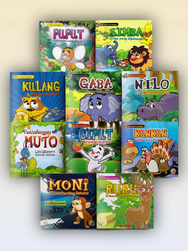 Sampul Seri Fabel Anak Muslim