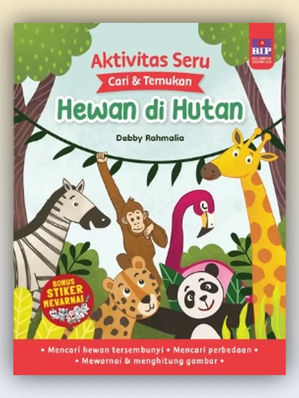 Sampul Aktivitas Seru Cari & Temukan: Hewan di Hutan
