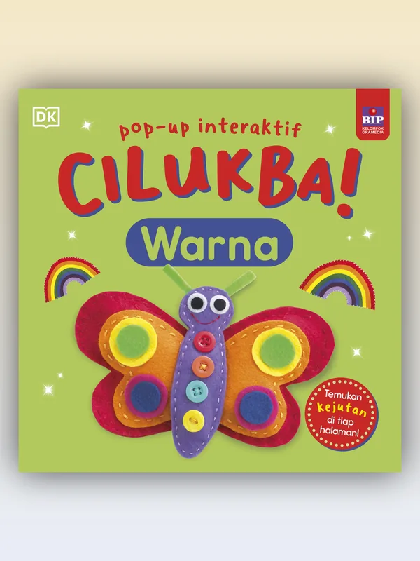 Sampul Pop-Up Interaktif Cilukba!: Warna