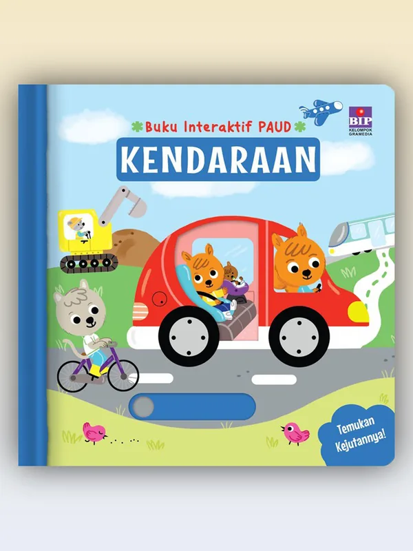 Sampul Buku Interaktif PAUD: Kendaraan