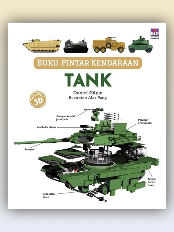Sampul Buku Pintar Kendaraan: Tank