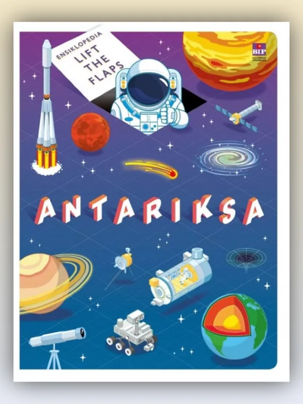 Sampul Buku Seri Ensiklopedia Lift the Flap: Antariksa