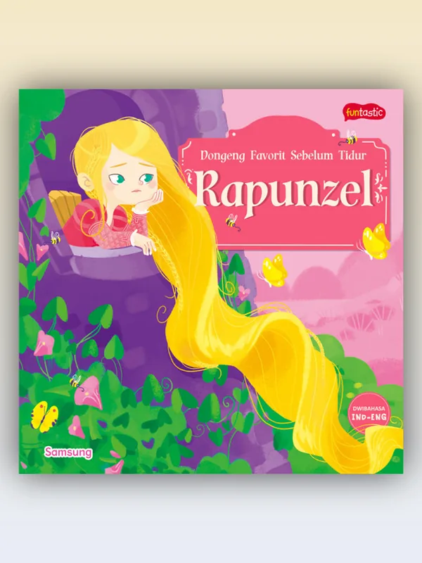 Sampul Seri Dongeng Favorit Sebelum Tidur: Rapunzel