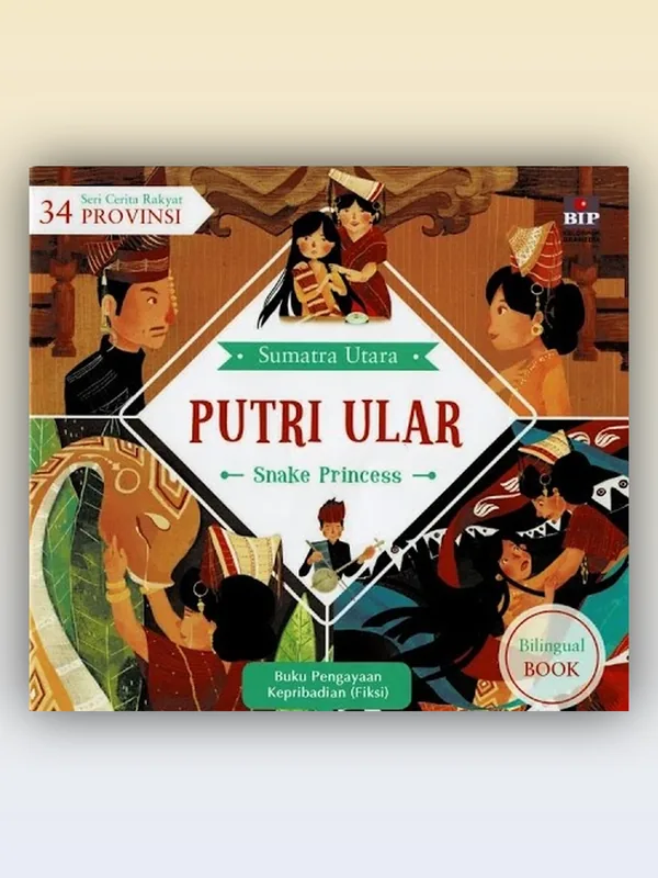 Sampul Seri Cerita Rakyat 34 Provinsi: Putri Ular