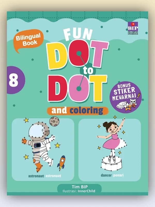 Sampul My Dot to Dot and Coloring 8