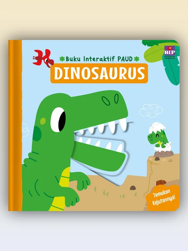 Sampul Buku Interaktif PAUD: Dinosaurus