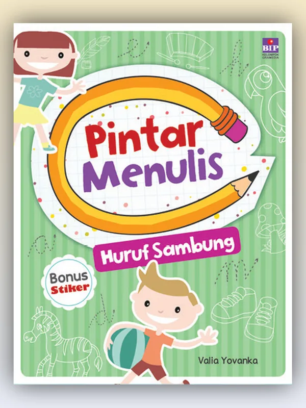 Sampul Pintar Menulis Huruf Sambung (Bonus Stiker)