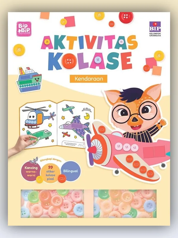 Sampul Aktivitas Kolase Bip Bip & Sahabat Nusantara: Kendaraan