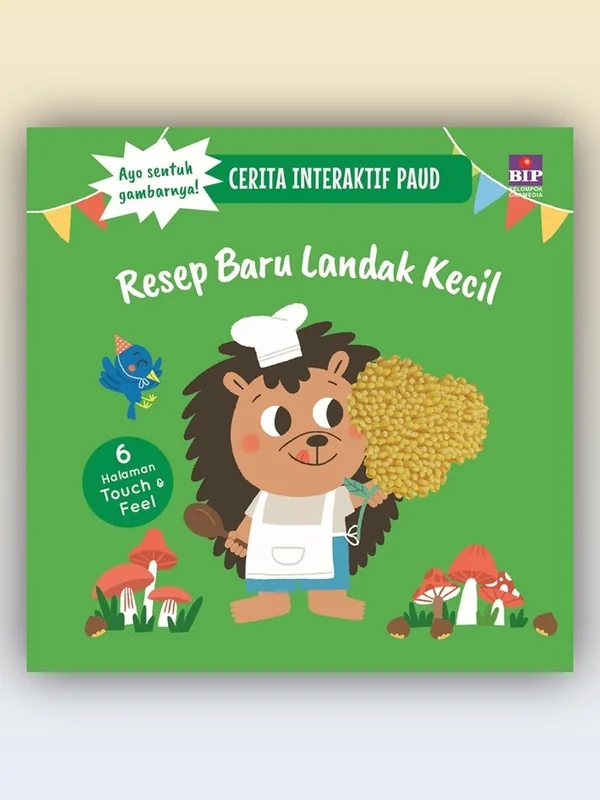 Sampul Cerita Interaktif PAUD: Resep Baru Landak Kecil
