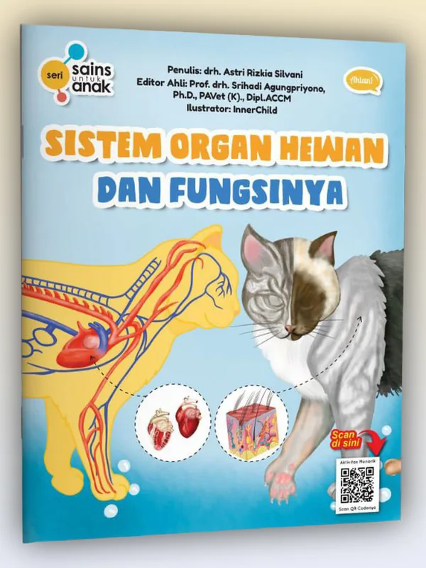 Sampul Seri Sains Anak: Sistem Organ Hewan dan Fungsinya