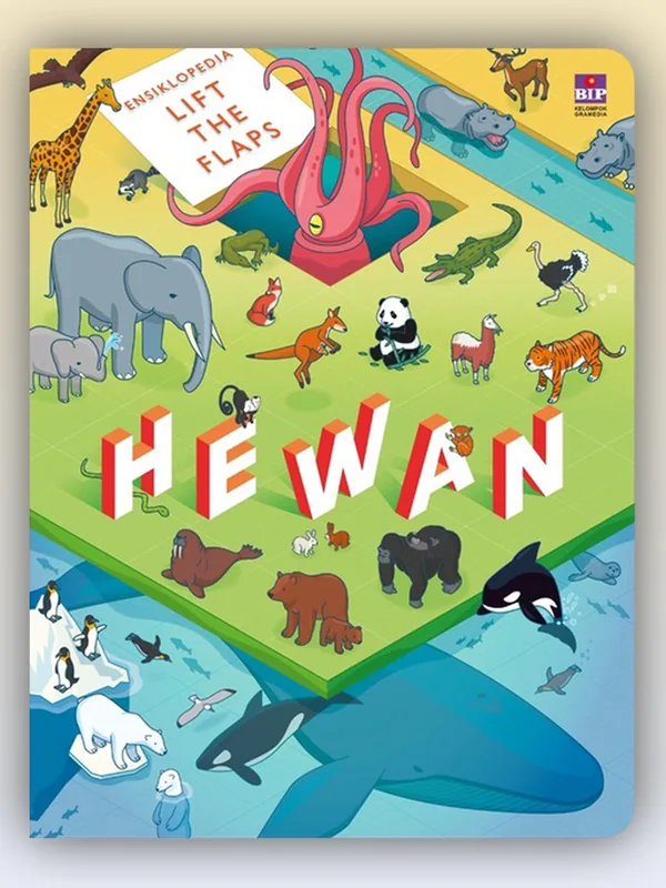 Sampul Buku Seri Ensiklopedia Lift the Flap: Hewan