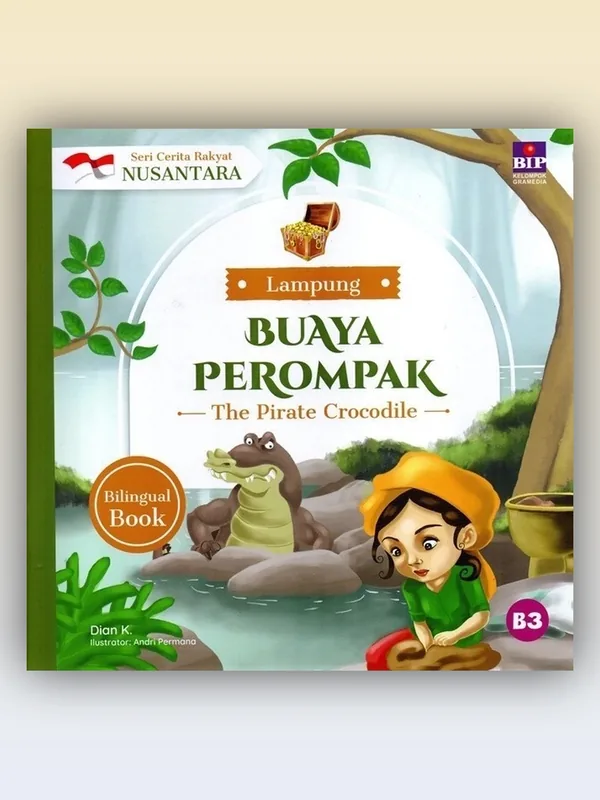 Sampul Seri Cerita Rakyat Nusantara : Lampung - Buaya Perompak