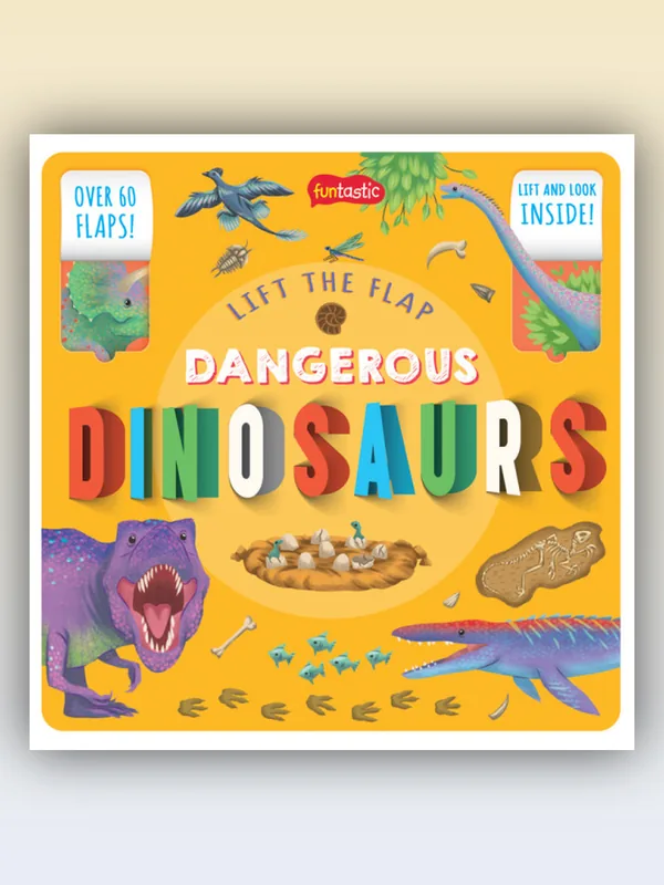 Sampul Mini Lift the Flap - Dangerous Dinosaurs