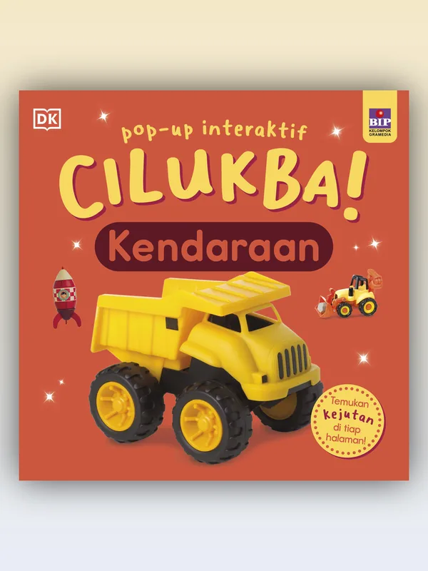 Sampul Pop-Up Interaktif Cilukba!: Kendaraan