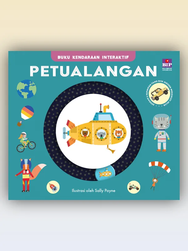 Sampul Buku Kendaraan Interaktif: Petualangan