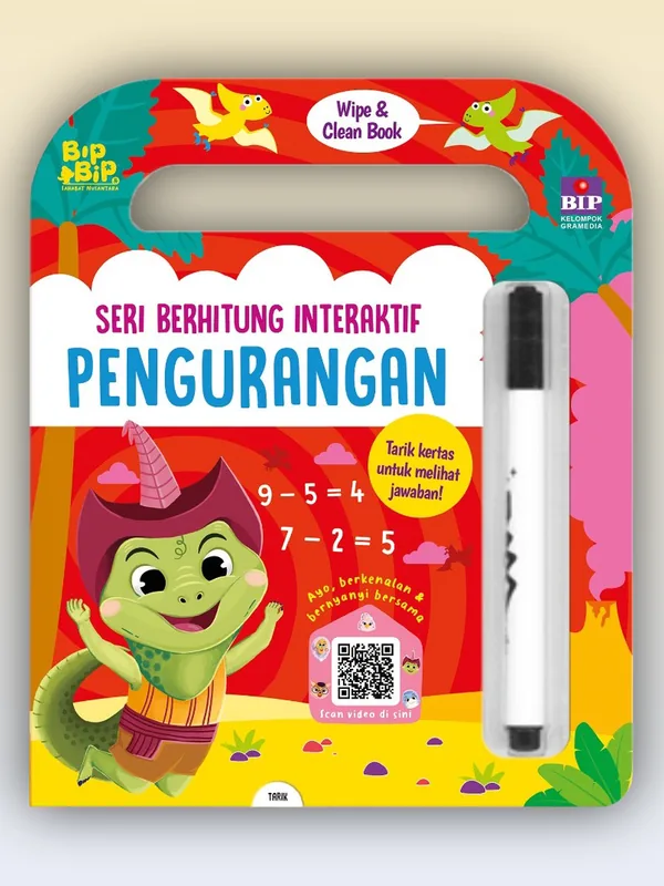 Sampul Seri Berhitung Interaktif: Pengurangan