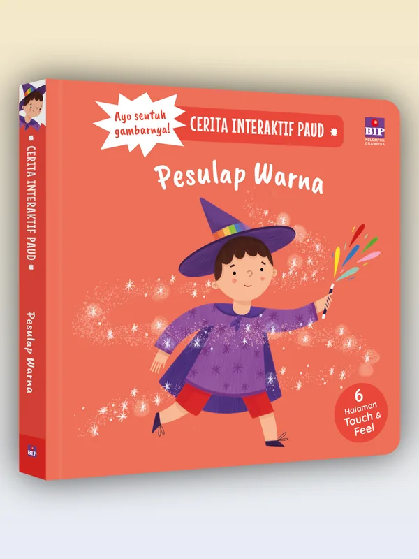 Sampul Cerita Interaktif PAUD: Pesulap Warna
