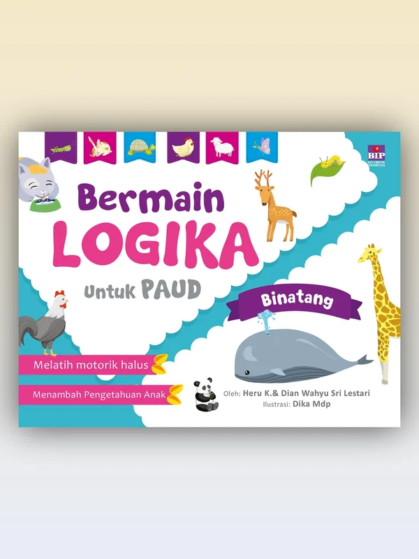 Sampul Bermain Logika untuk PAUD: Binatang