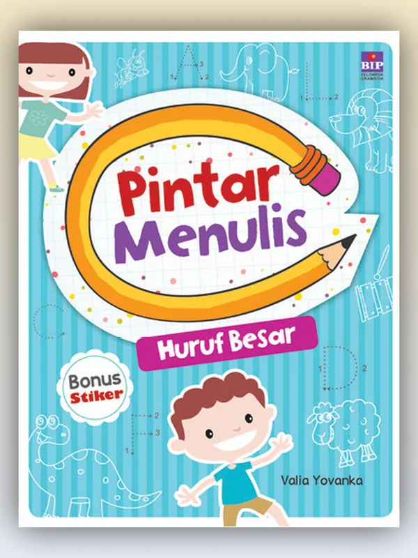 Sampul Pintar Menulis Huruf Besar