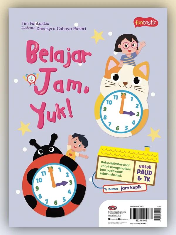 Sampul Belajar Jam, Yuk! (Bonus Jam Kepik)