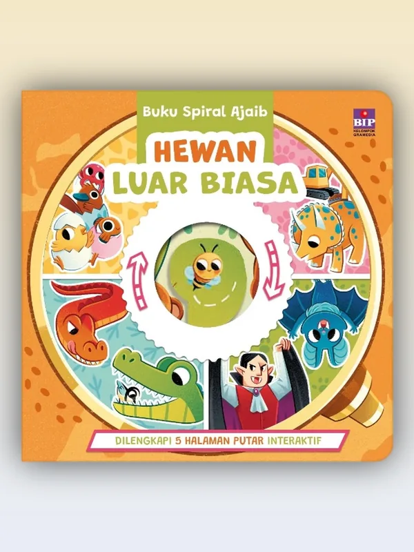 Sampul Buku Spiral Ajaib: Hewan Luar Biasa