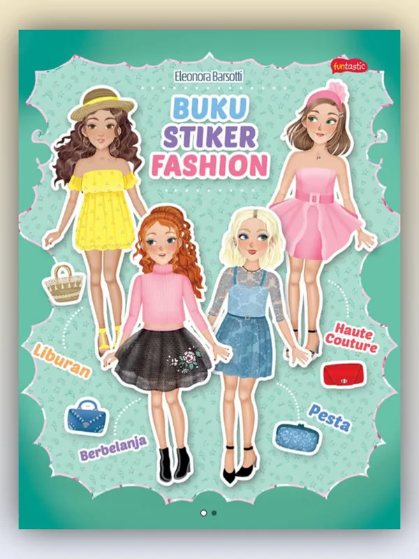 Sampul Buku Stiker Fashion