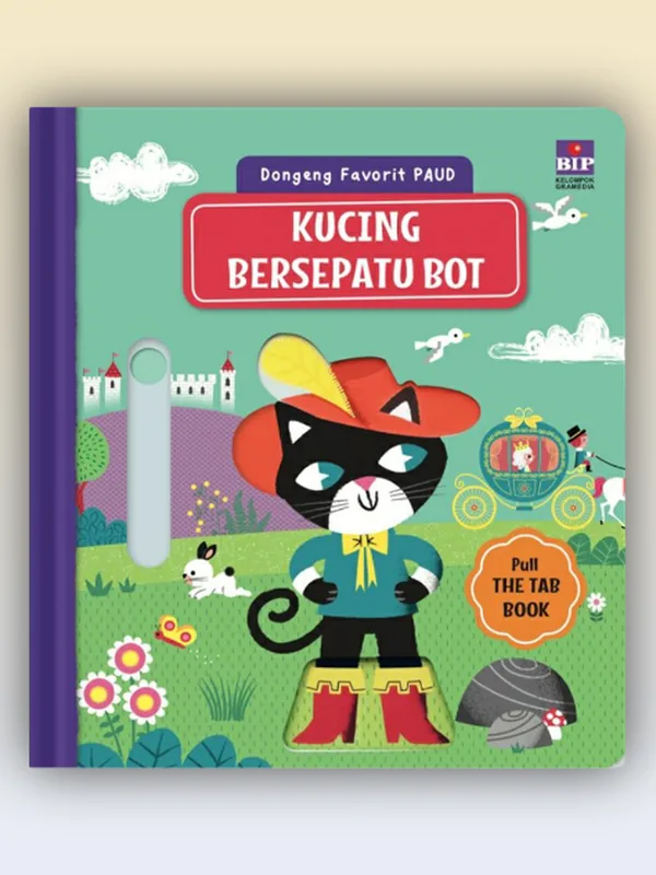 Sampul Dongeng Favorit PAUD: Kucing Bersepatu Bot