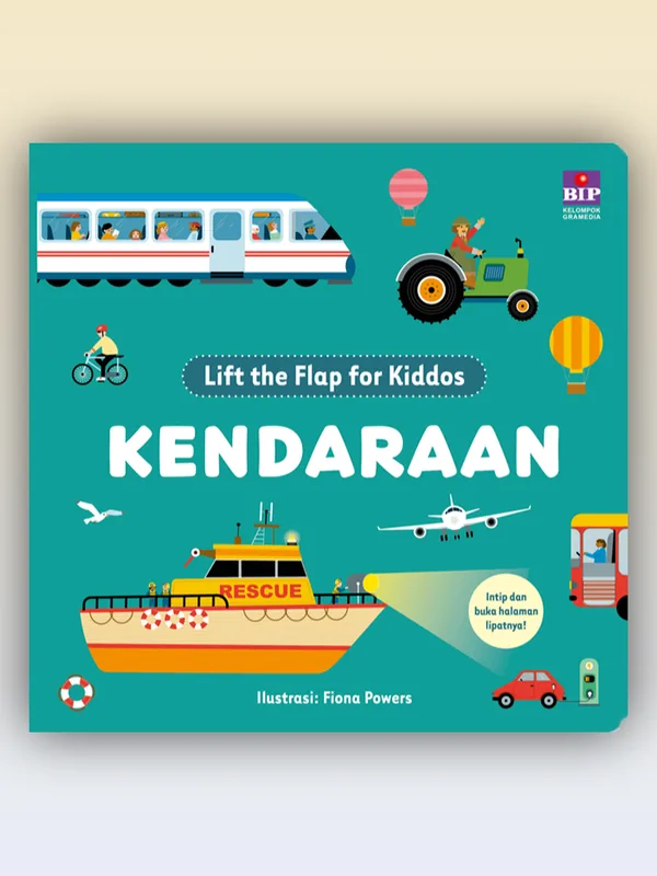 Sampul Lift the Flap for Kiddos: Kendaraan