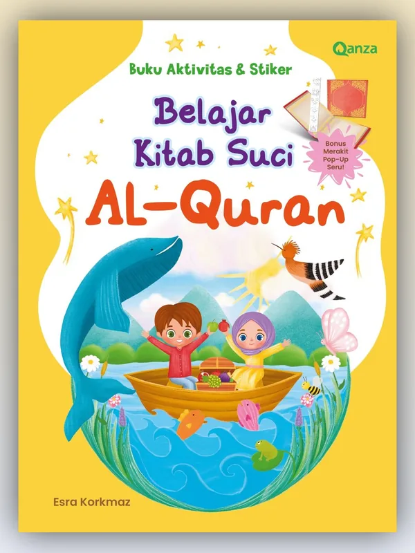 Sampul Buku Aktivitas & Stiker - Belajar Kitab Suci Al-Quran