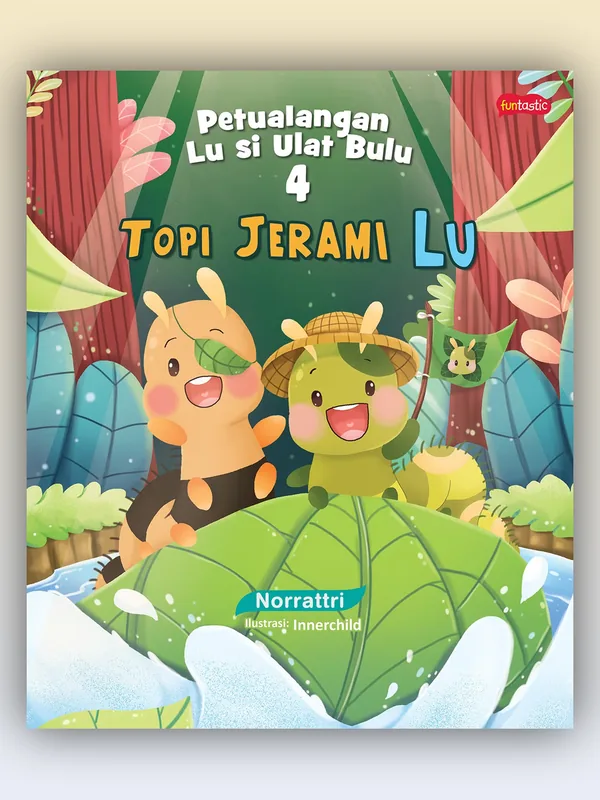Sampul Petualangan Lu Si Ulat Bulu: Topi Jerami Lu