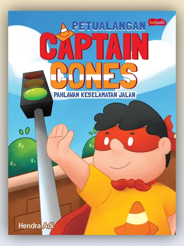 Sampul Petualangan Captain Cones Pahlawan Keselamatan Jalan