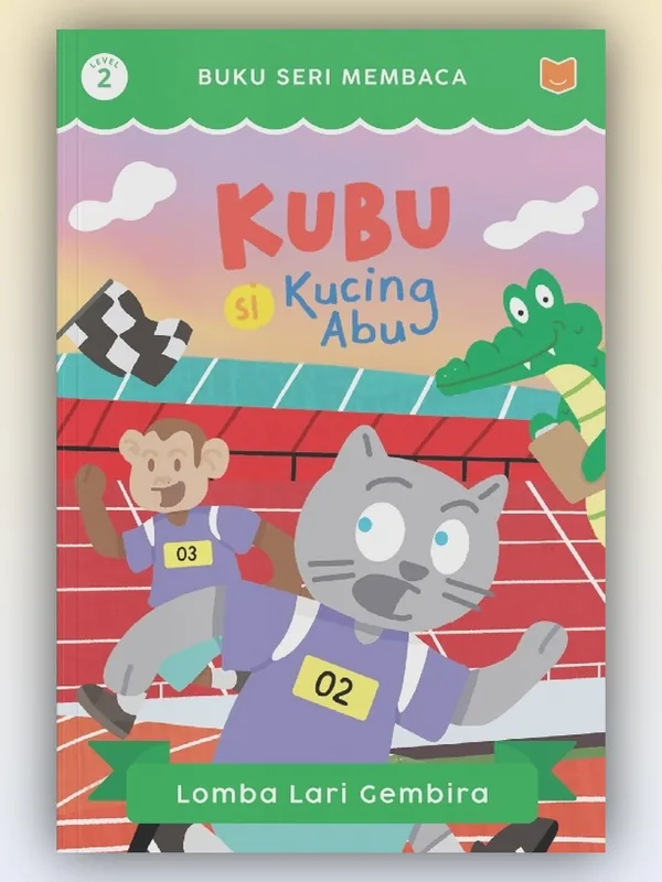 Sampul Kubu Si Kucing Abu: Lomba Lari Gembira