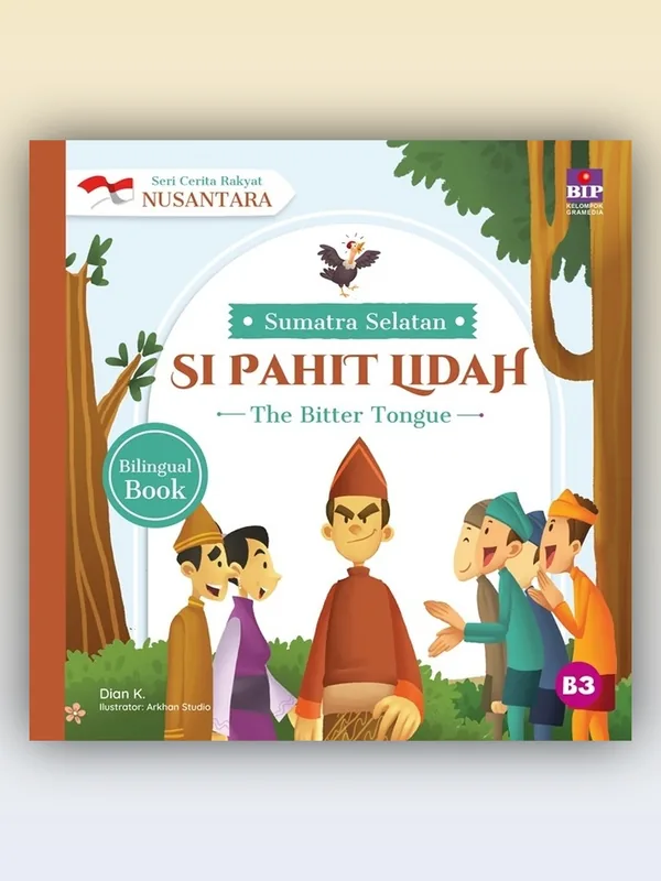 Sampul Seri Cerita Rakyat Nusantara Sumatera Selatan: Si Pahit Lidah
