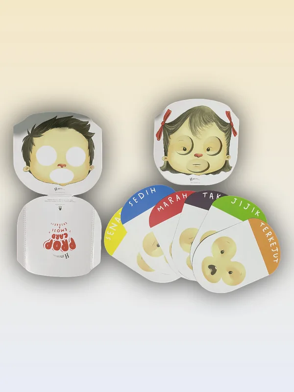 Sampul Kartu Pengenalan 6 Emosi Dasar Anak