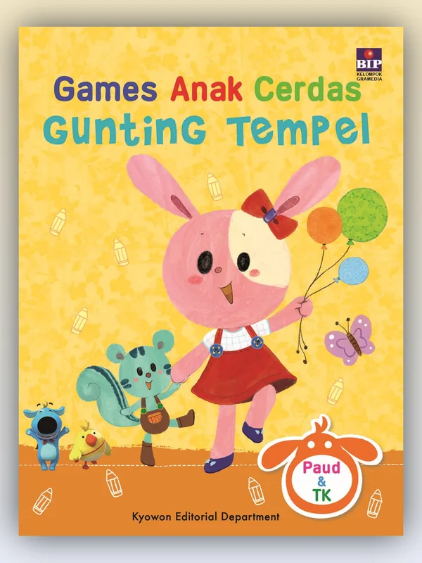 Sampul Seri Games Anak Cerdas: Gunting Tempel