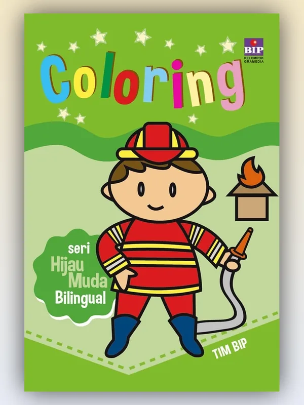 Sampul Coloring Hijau Muda (Billingual)
