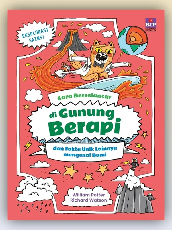 Sampul Seri Eksplorasi Sains: Cara Berselancar di Gunung Berapi