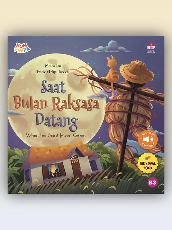 Sampul Saat Bulan Raksasa Datang (When the Giant Moon Comes)