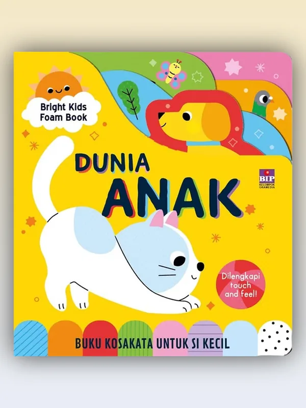 Sampul Bright Kids Foam Book Dunia Anak