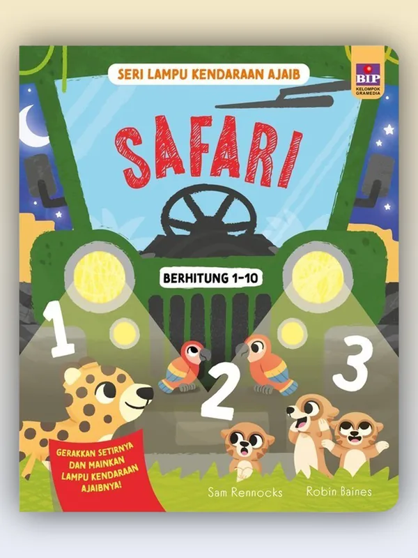 Sampul Seri Lampu Kendaraan Ajaib: Safari