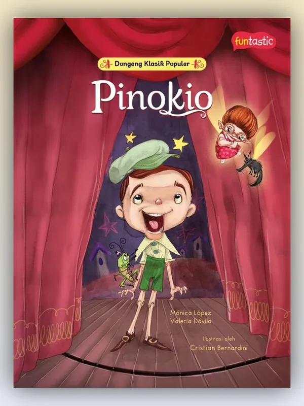 Sampul Dongeng Klasik Populer: Pinokio