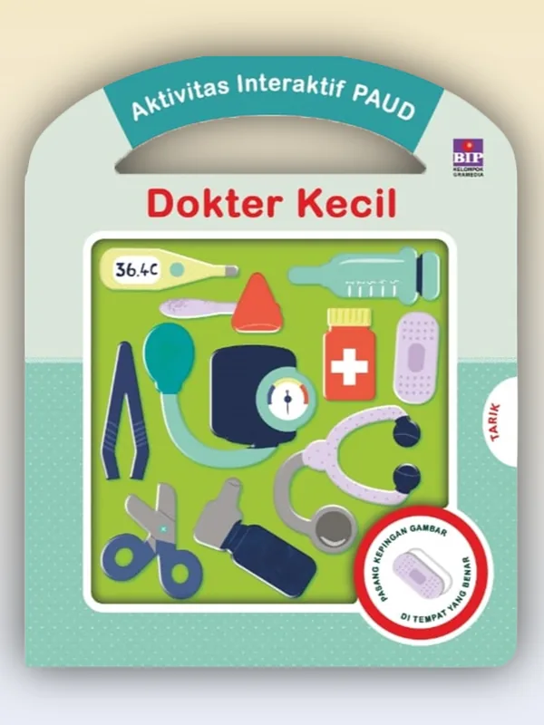 Sampul Buku Aktivitas Interaktif PAUD: Dokter Kecil