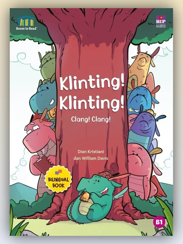 Sampul Klinting! Klinting!: Clang! Clang! (Bilingual) Room to Read