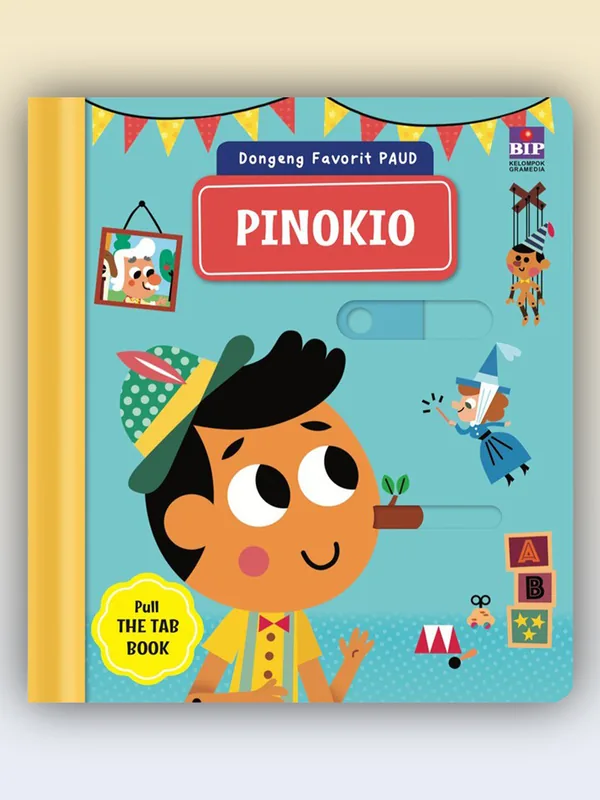 Sampul Dongeng Favorit PAUD: Pinokio