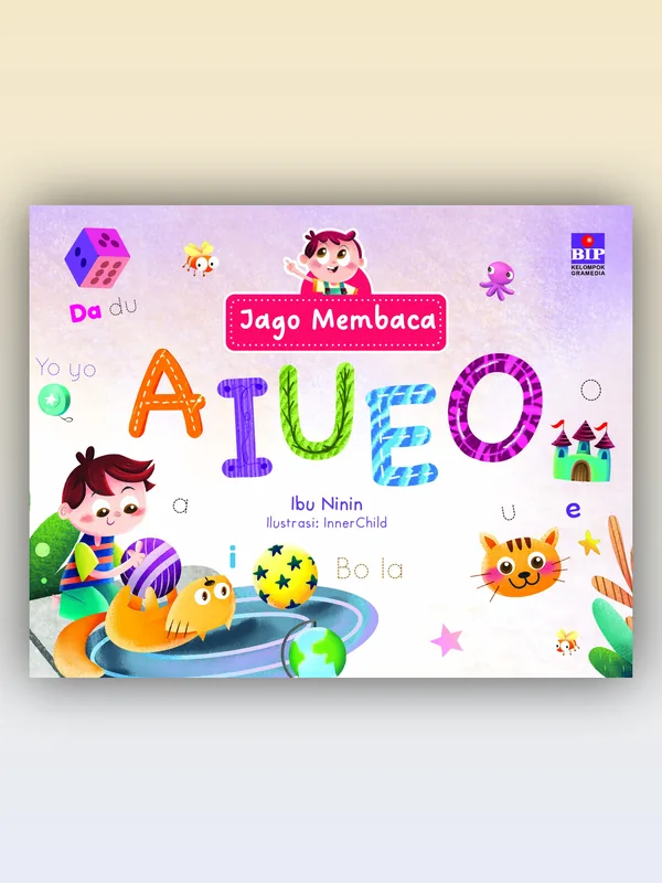 Sampul Jago Membaca AIUEO