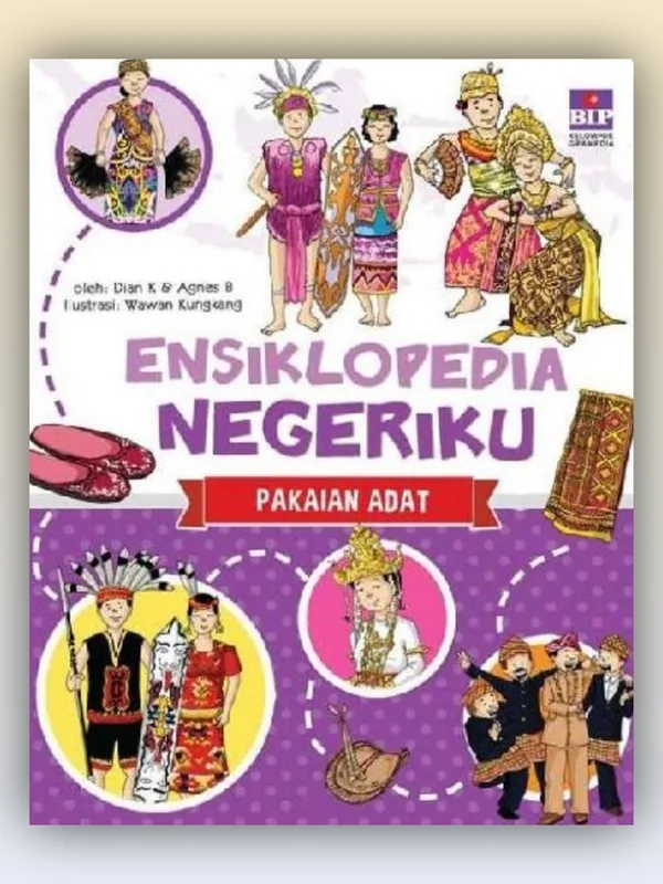 Sampul Ensiklopedia Negeriku Pakaian Adat