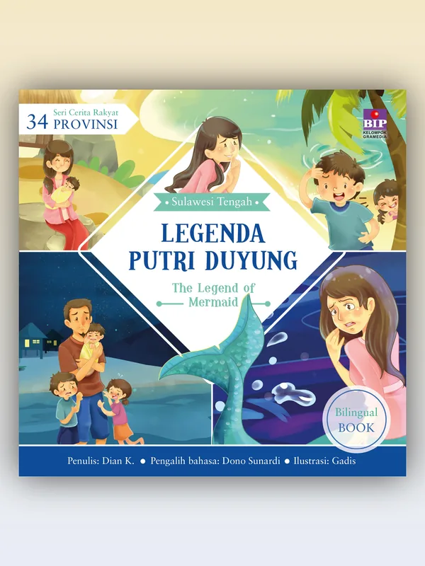 Sampul Seri Cerita Rakyat 34 Provinsi: Legenda Putri Duyung
