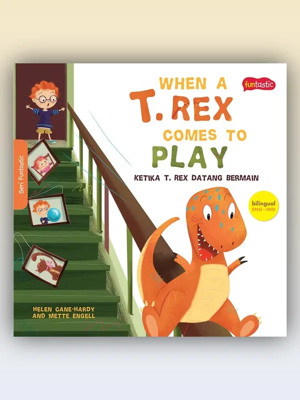 Sampul When a T. Rex Comes to Play - Ketika T. Rex Datang Bermain