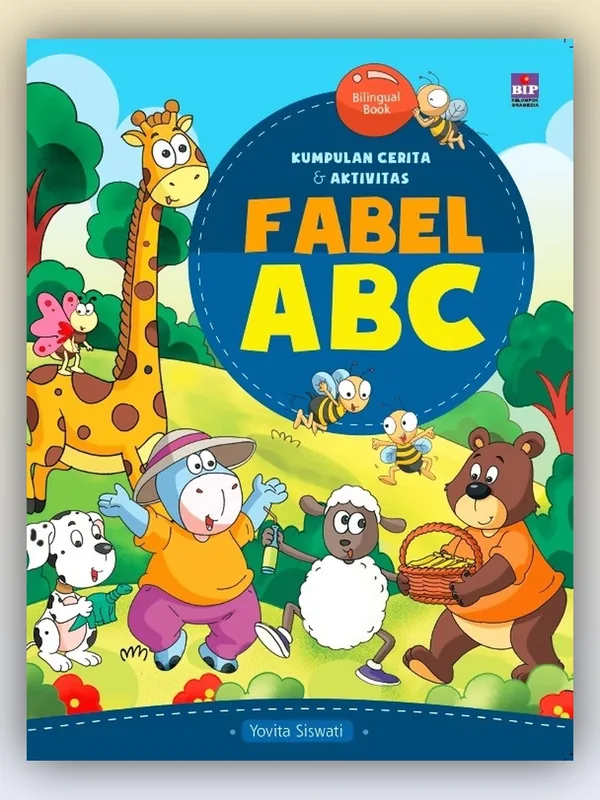 Sampul Kumpulan Cerita & Aktivitas Bilingual Fabel ABC
