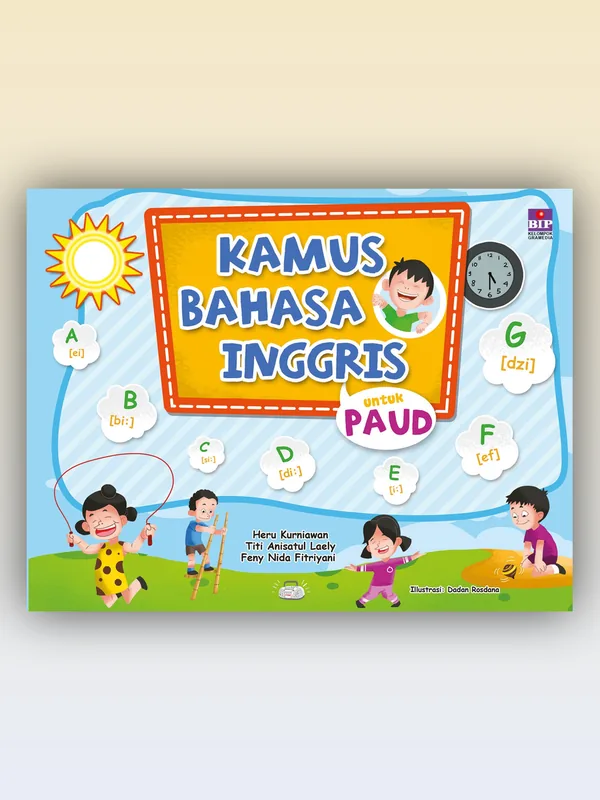 Sampul Kamus Bahasa Inggris untuk PAUD